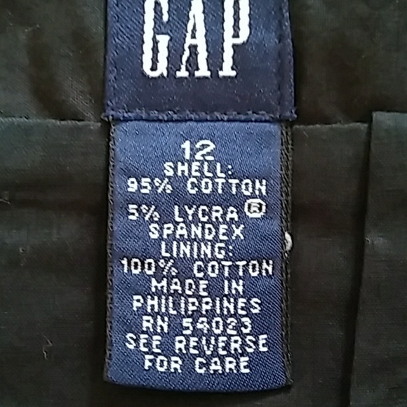 GAP Black Lined Skirt Stretch - Picture 3 of 3